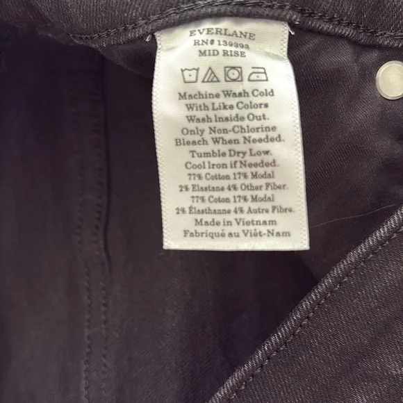 Everlane Mid Rise Skinny - Picture 7 of 7